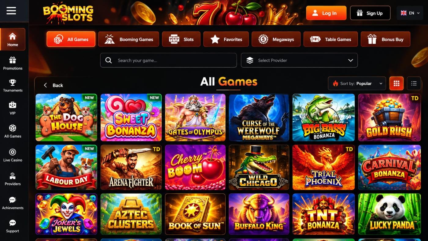 Booming Slots Casino